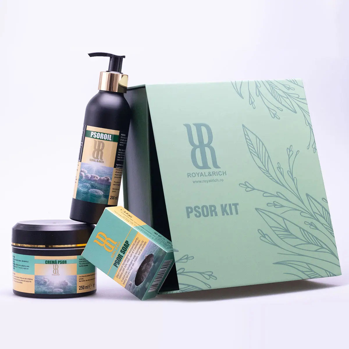KIT PSOR – Îngrijire completă pentru piele sensibilă RoyalRichRO