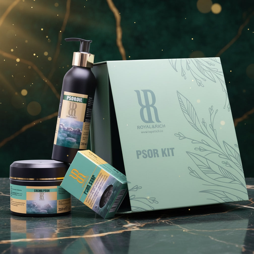 KIT PSOR – Îngrijire completă pentru piele sensibilă RoyalRichRO
