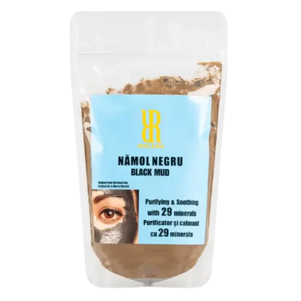 NĂMOL NEGRU PENTRU FAȚĂ ȘI CORP, 600 G RoyalRichRO