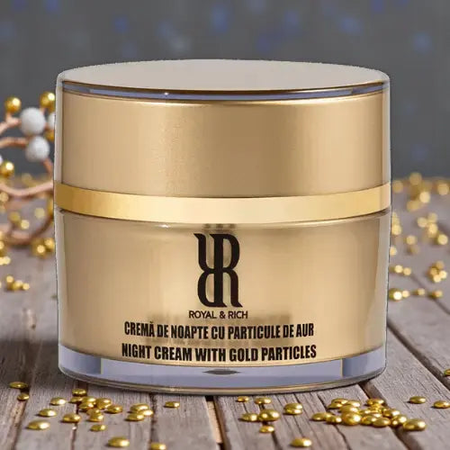 CREMĂ DE NOAPTE CU PARTICULE DE AUR PENTRU FAȚĂ RoyalRichRO