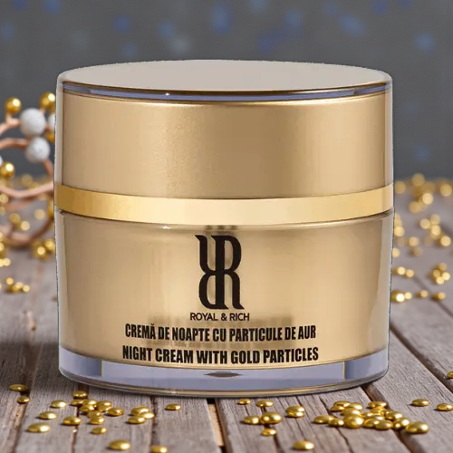 CREMĂ DE NOAPTE CU PARTICULE DE AUR PENTRU FAȚĂ