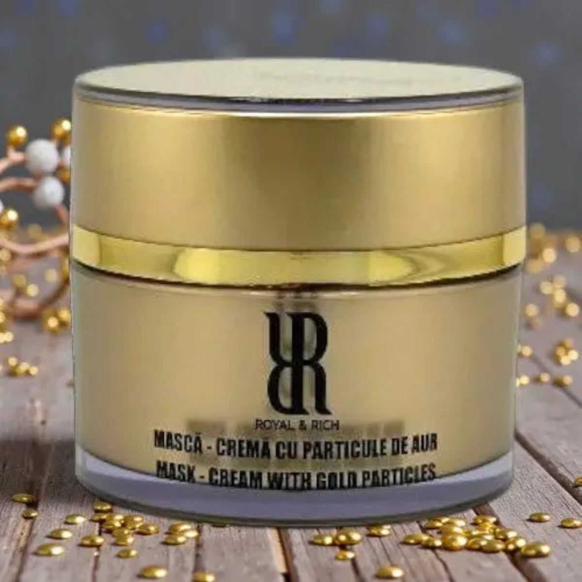MASCĂ-CREMĂ DE FAȚĂ CU PARTICULE DE AUR RoyalRichRO