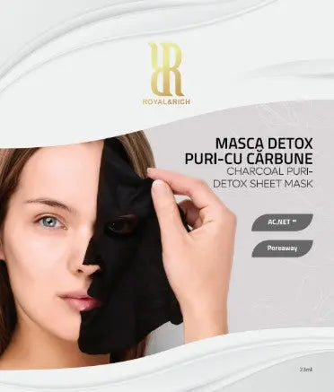 Masca detox puri-cu cărbune 23 ml RoyalRichRO