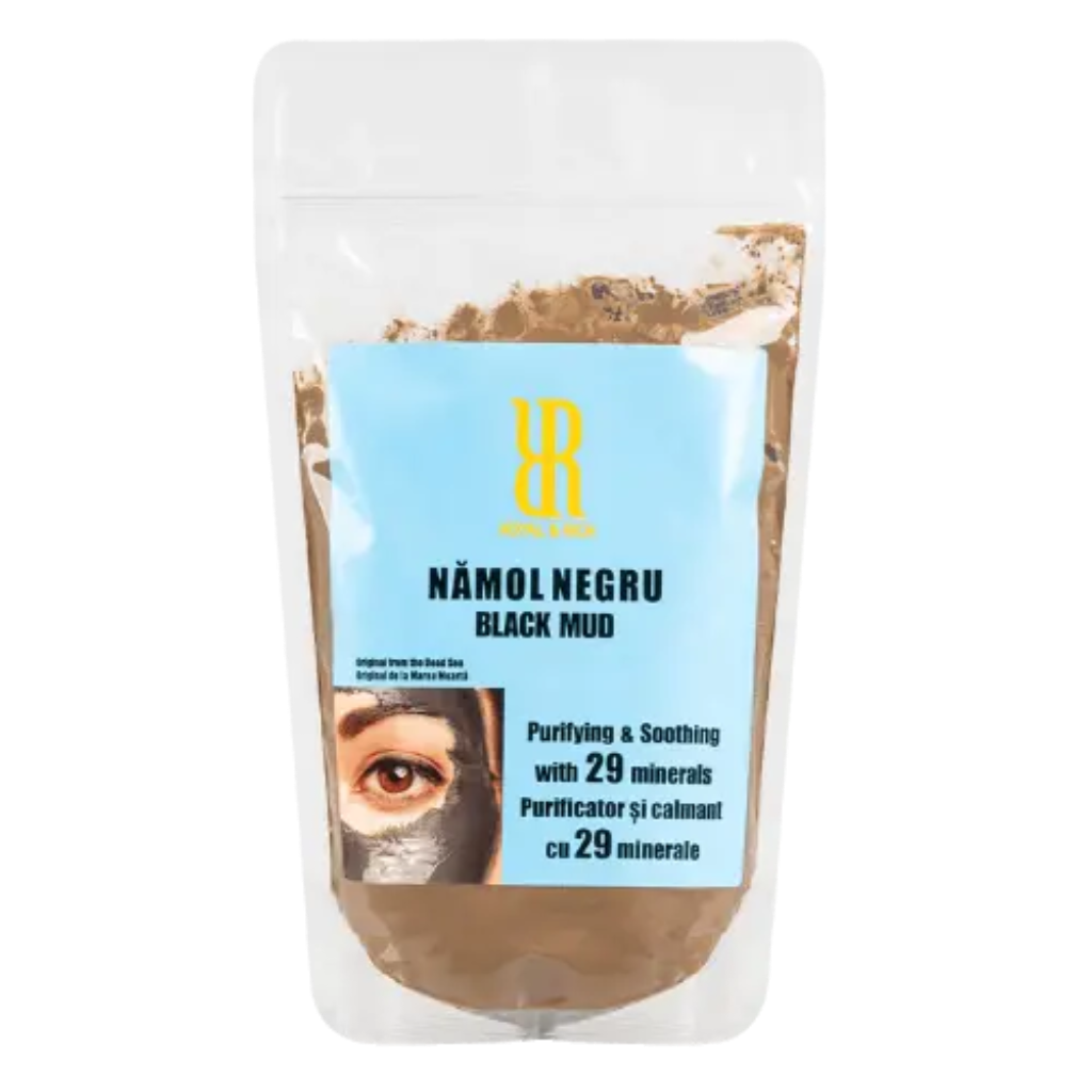 NĂMOL NEGRU PENTRU FAȚĂ ȘI CORP, 600 G RoyalRichRO