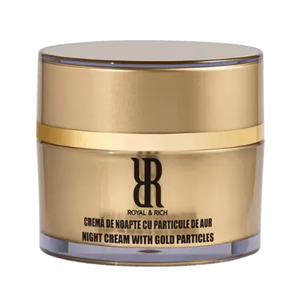 ROYAL & RICH CREMĂ DE NOAPTE CU PARTICULE DE AUR PENTRU FAȚĂ 50 ml RoyalRichRO