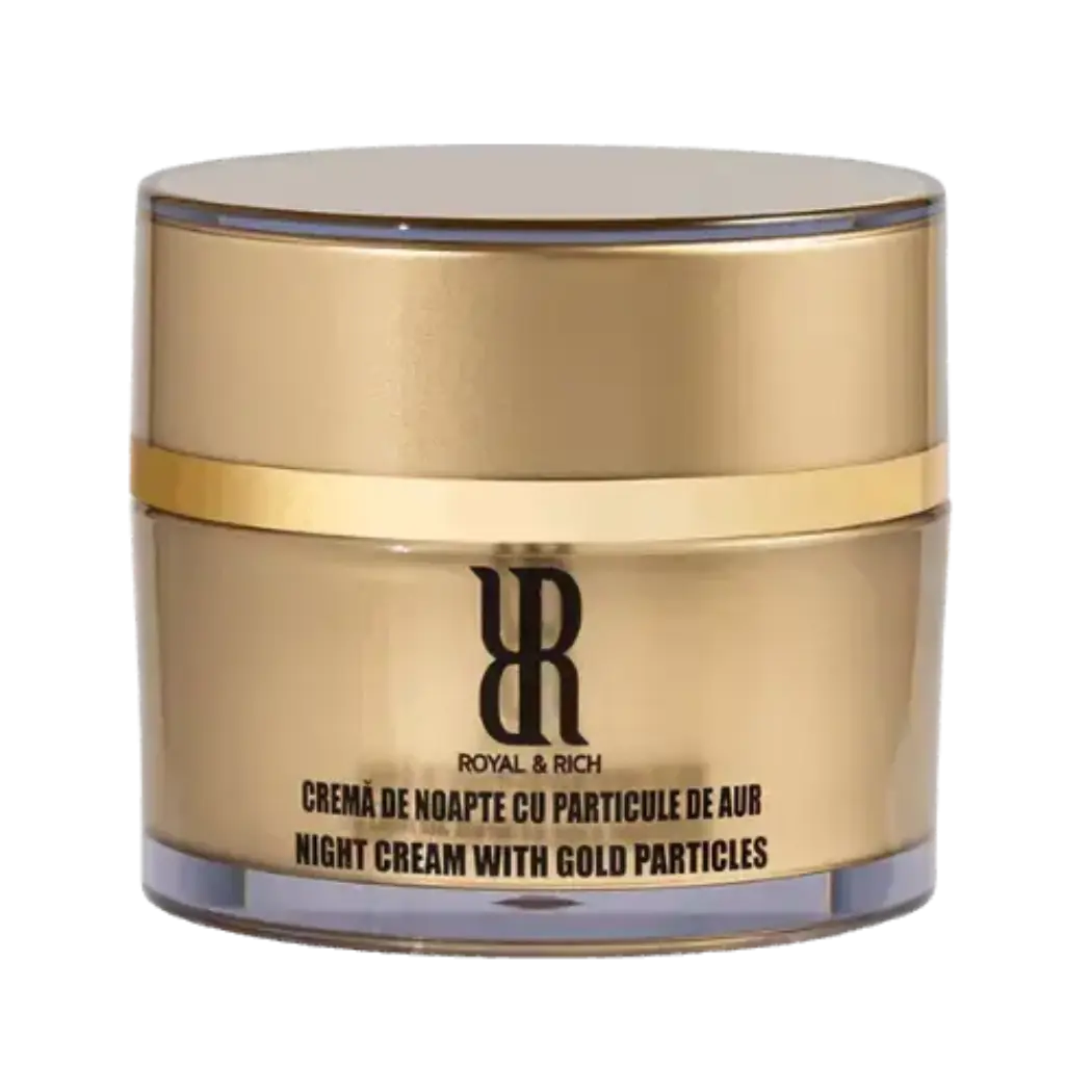 ROYAL & RICH CREMĂ DE NOAPTE CU PARTICULE DE AUR PENTRU FAȚĂ 50 ml RoyalRichRO