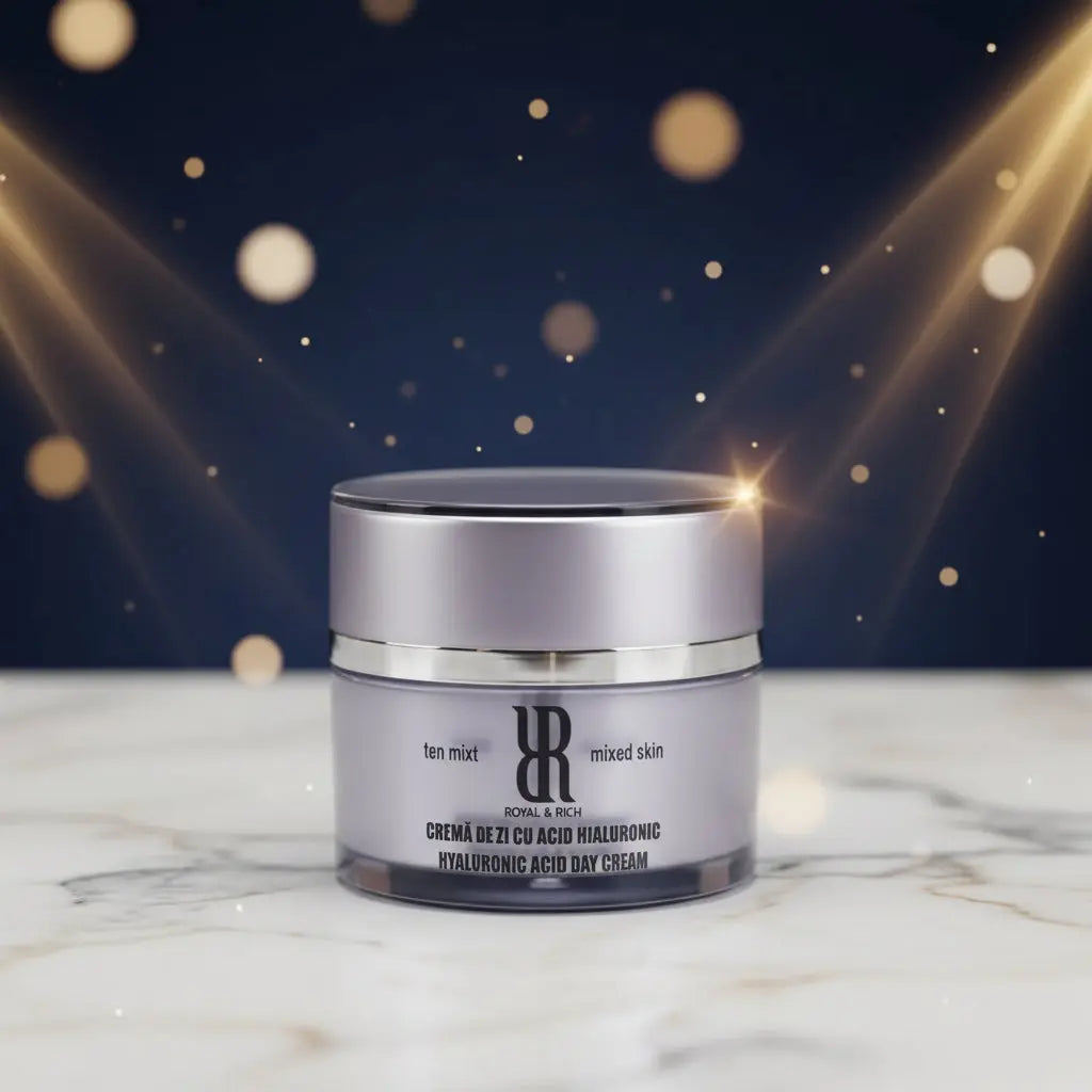 CREMĂ DE ZI CU ACID HIALURONIC PENTRU TEN MIXT SAU GRAS RoyalRichRO
