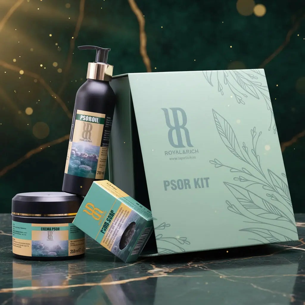 KIT PSOR – Îngrijire completă pentru piele sensibilă RoyalRichRO